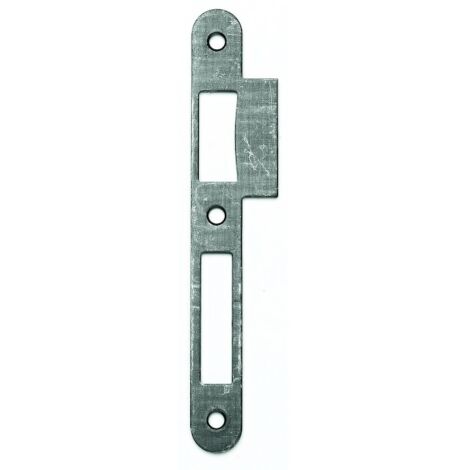 Gâche D23 et D25 pour serrure à larder pour menuiserie bois - réversible - bout rond - VACHETTE