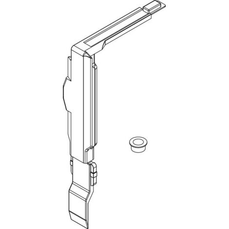 GACHE DE FERMETURE ARGENT 2231