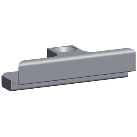 Gâche de galet en applique pour rainure de 7-8 x 4 mm en jeu de 12 mm - FERCO