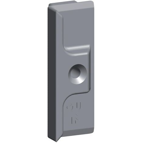 Gâche de galet pour crémone à larder pour menuiserie PVC référence E-18108-00-0-7 - FERCO