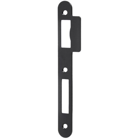 Gâche double empennages pour serrure monopoints à larder NF et NFQC noire HERACLES - I-L999-GH2NR