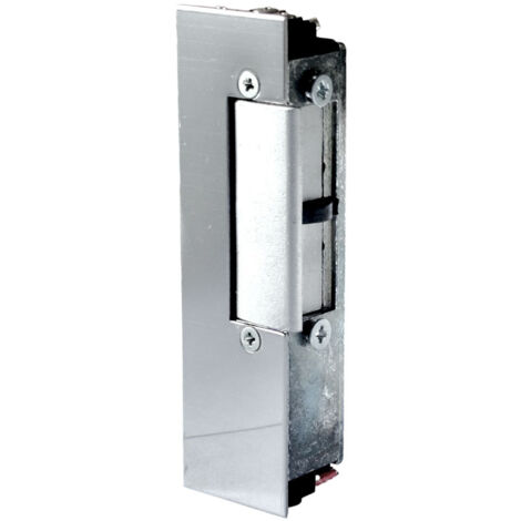 Gache électrique à émission et micro contact 12V 107 mm Beugnot 500 à encastrer réversible
