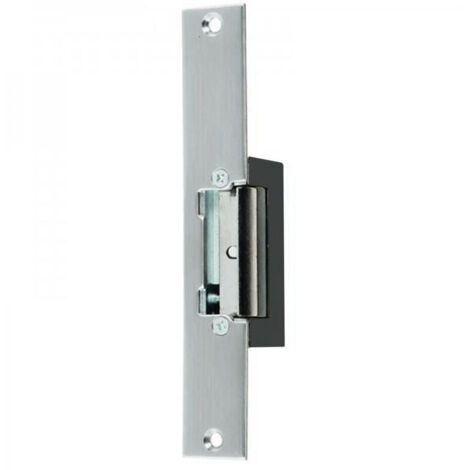 Gache éléctrique à émission et tetière 12V serrure verticale 88 mm portes droite Beugnot A