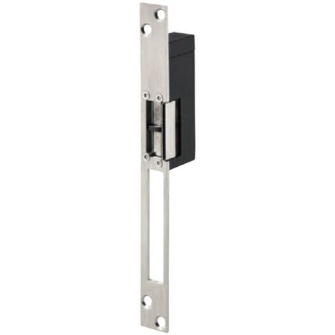Gache électrique à encastrer 99 mm 12V droit tirant à émission Beugnot WP 1000