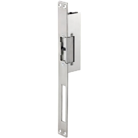 Gache électrique à encastrer renforcée 12V réversible 107 mm electro inversé Beugnot 500