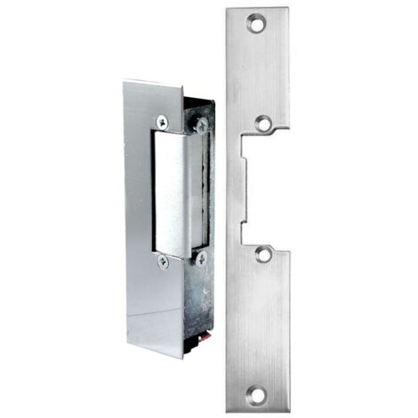 Gache électrique à encastrer réversible électro inversé à tetière Beugnot 500 24V CC 107 mm