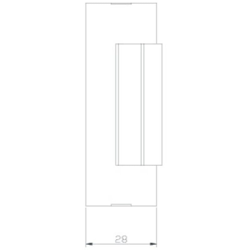 Gâche électrique à encastrer usage universel type esu 900 émission ou rupture en 12 ou 24 Volts ac/dc Izyx