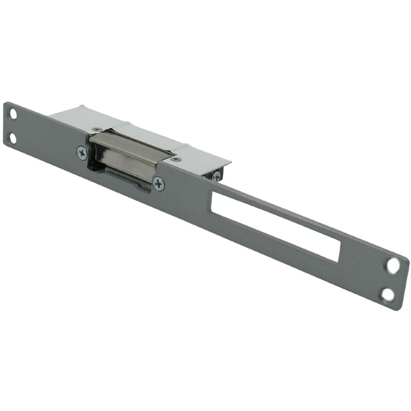 Gâche électrique têtière longue à encastrer avec levier de déblocage Avidsen 102275