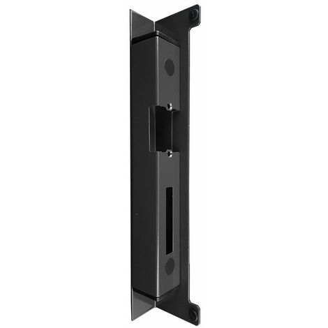 MOBILIBRICO Gâche électrique cassette H350 longue jusqu'à 40x40 Anthracite