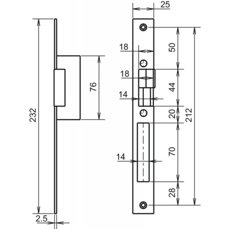 Gache electrique Metalux G16 - métalux