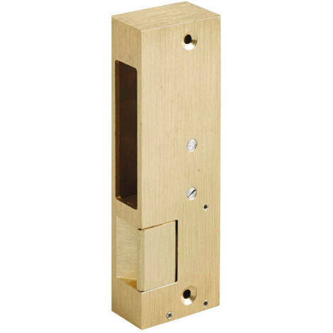 Gache électrique en applique 12V serrure verticale contact stationnaire 158 mm gauche Beugnot 5