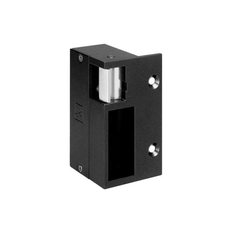 Gâche électrique pour serrure horizontale applique Noir 52 Droite a émission de courant 90 52