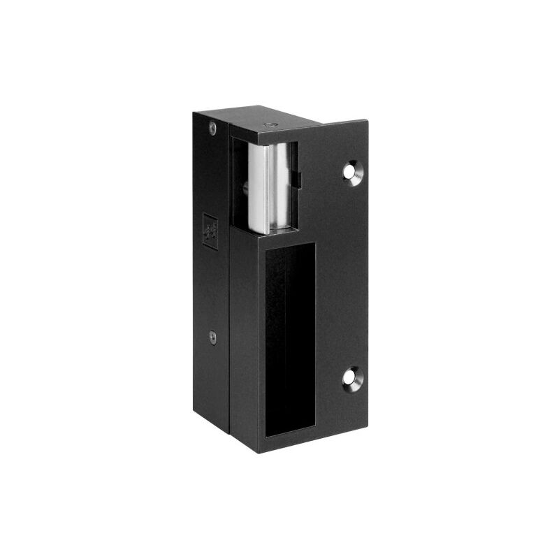 Gâche électrique pour serrure verticale applique Noir 52 Droite 2 temps 120 52