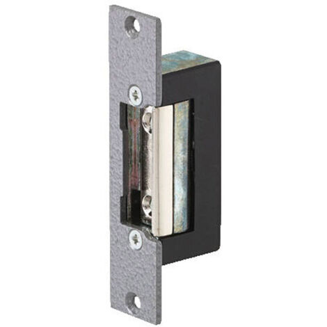 Gache électrique réversible à encastrer 69 mm 12V contact stationnaire Beugnot C