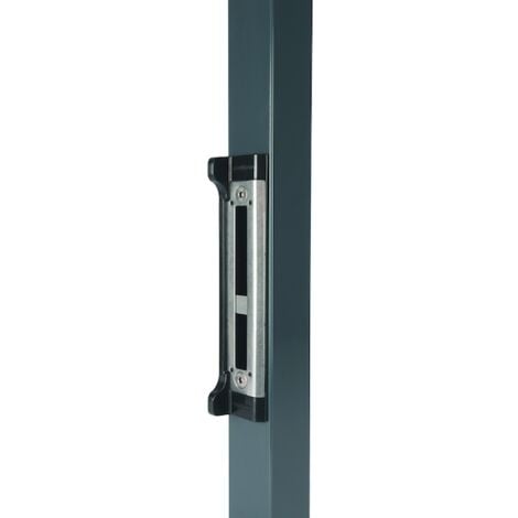 Gâche encastrée pour serrure FORTYLOCK de portail SFKI QF à profil carré 40 mm - inox - LOCINOX