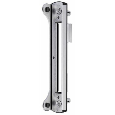 Gâche Noire en acier inoxydable pour FortyLock, Fiftylock ou Sixtylockpr profil acier à partir de 40 mm -