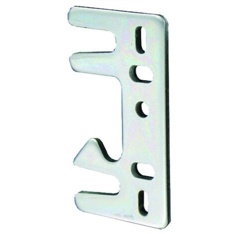 TIRARD & BURGAUD Gâche plate pour serrure de porte de garage Argent