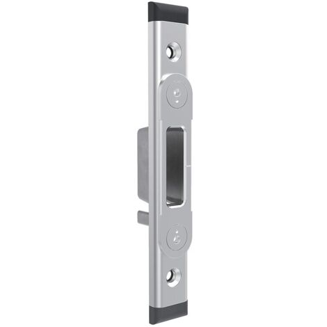 Gâche pour pêne à crochet menuiserie Alu et P.V.C jeu de 12 mm axe à 9 mm - FERCO-BOIS 14002