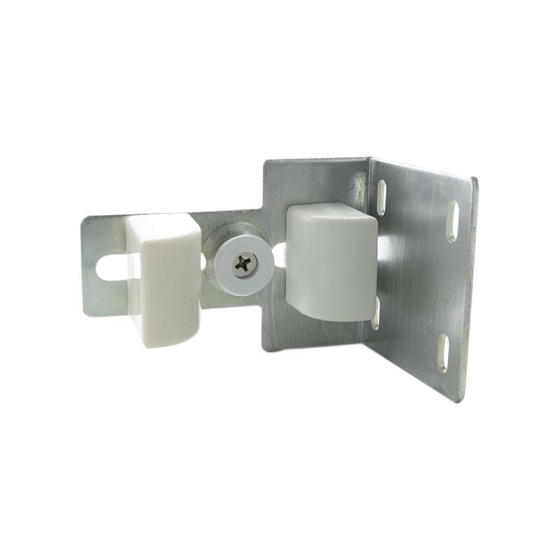 Gâche pour portail coulissant 3 fonctions blanc Secury-t