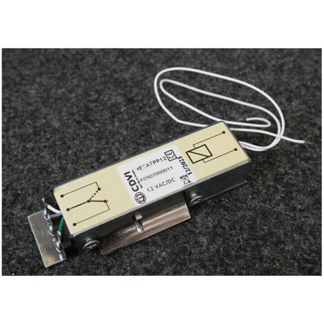Gache pour porte anti-panique 1 temps émission 10/24V 75x21x34mm alimentation 12V CDVI