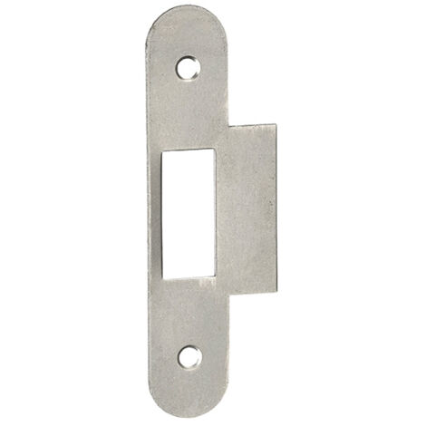 Gâche pour serrure à encastrer, brut à bouts ronds, hauteur 100mm -  THIRARD