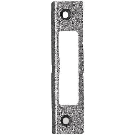 Gâche serrure .acier argenté B.20mm carré T.8mm DIN Gauche/Droite BKS