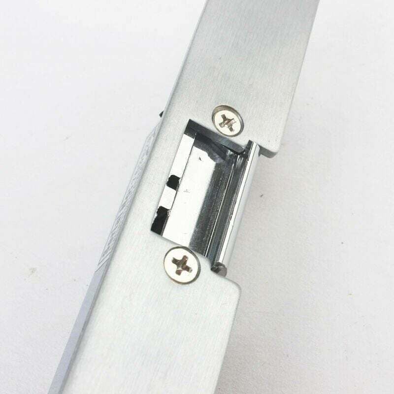 Gache serrure électrique pour porte ou portillon à encastrer sans passage de serrure - utilisable ouverture gauche ou droite 1 pièce