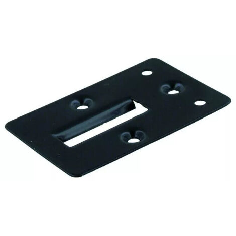 GACHE SEUIL LINTEAU INOX NOIR