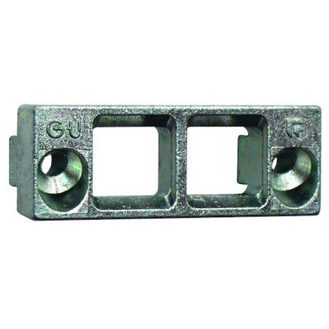 Gâche tringle en applique FERCO pour 2 vantaux - Rainure 7/8x4 - E-16678-01-0-1