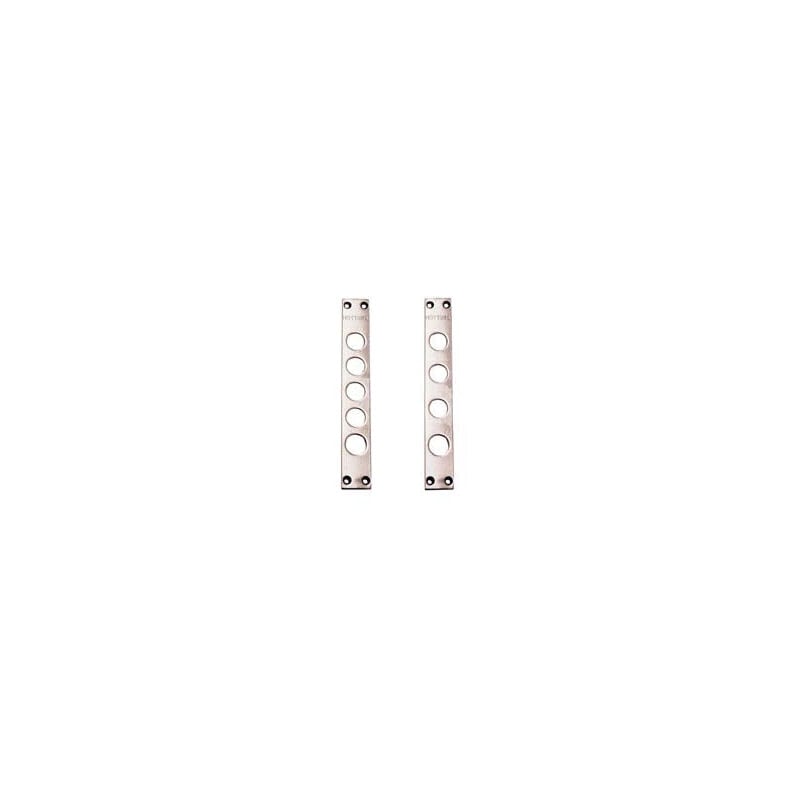 Gâches pour serrures de portes blindées 94240F - entraxe 28 mm, 30x206x3 mm (94240F028)