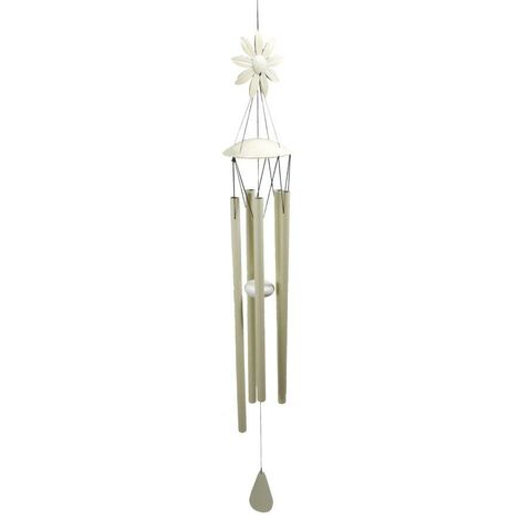 Gänseblümchen-Metallglocke cm17,5x17,5h162