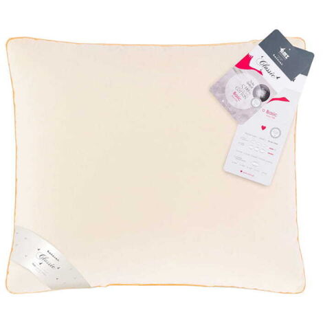 Gänsedaunenkissen 70% 70X80 Basic Creme AMZ
