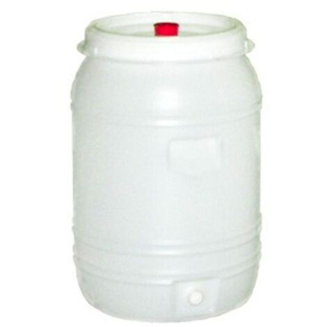 Gärbehälter, Getränkefass, Mostfass - Kunststoff, Gärspund + Zapfhahn, 60L