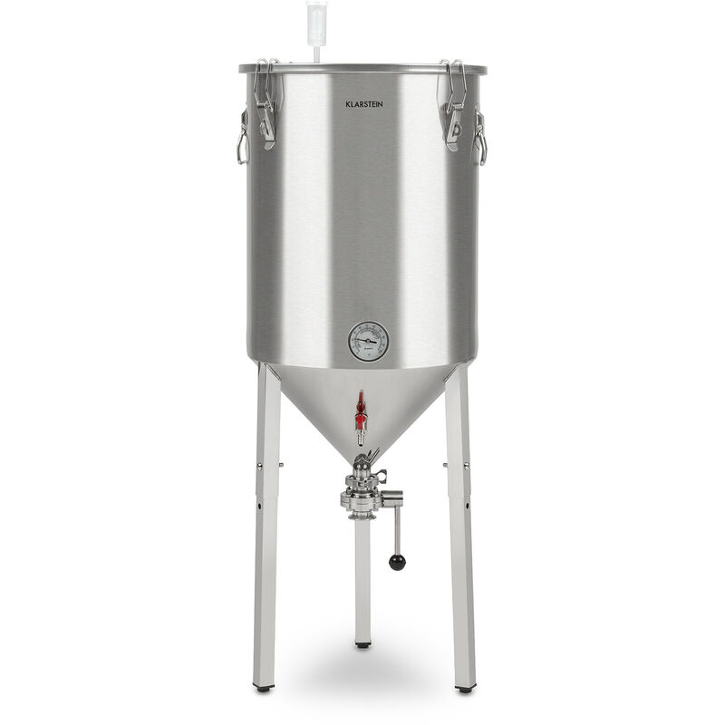 

Klarstein - Gärkeller Pro XL Tanque de maceración 60 L Válvula para levadura Acero inoxidable 304
