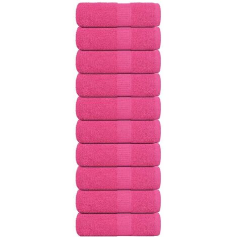 Gästetücher FROGN 10 Stk. Rosa 30x50 cm 360 g/m²