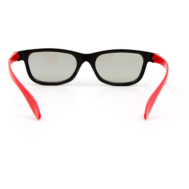 

Gafas 3D pasivas G66 Lentes polarizadas para cine Ligero Portatil para ver peliculas, Negro