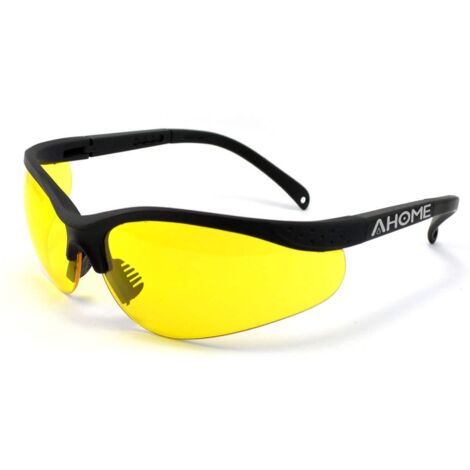 Gafas con linterna y protección UV con patillas ajustables, antirreflejos y antivioleta (365-395 nm)