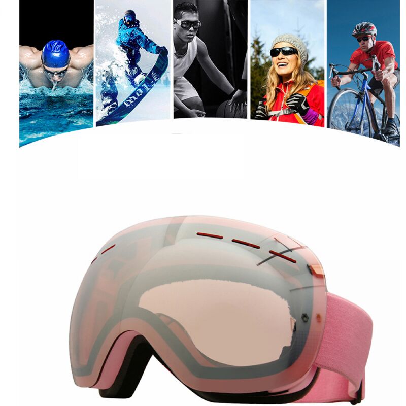 

Gafas de esquí antiniebla para , protección UVpara Snowboard, moto de nieve, esquí, deportes al aire libre