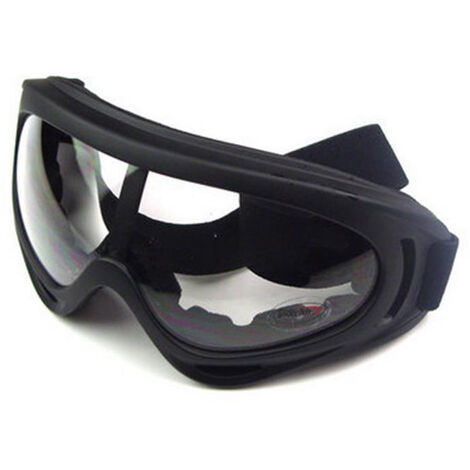 Gafas de esquí de imitación para salpicaduras, ojos para deportes al aire libre, gafas de moto X400, gafas de viento y arena, transparentes