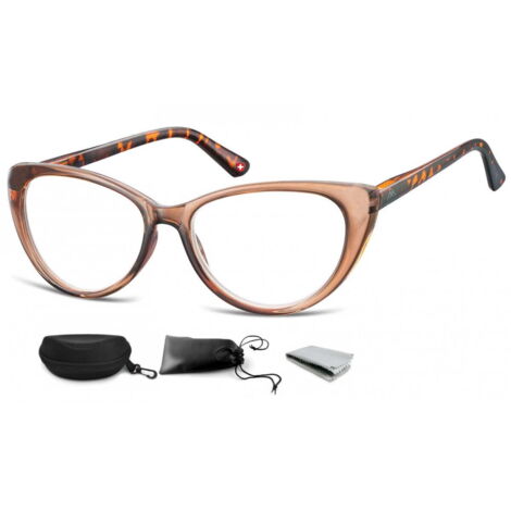 Gafas de lectura de aluminio asféricas sin marco Patentki Montana MR68D, potencia 25