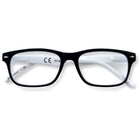 Gafas de lectura negras/blancas +2,00 B3 Zippo