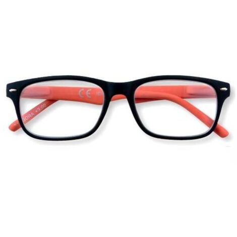 Gafas de lectura negras/naranjas +2,50 B3 Zippo