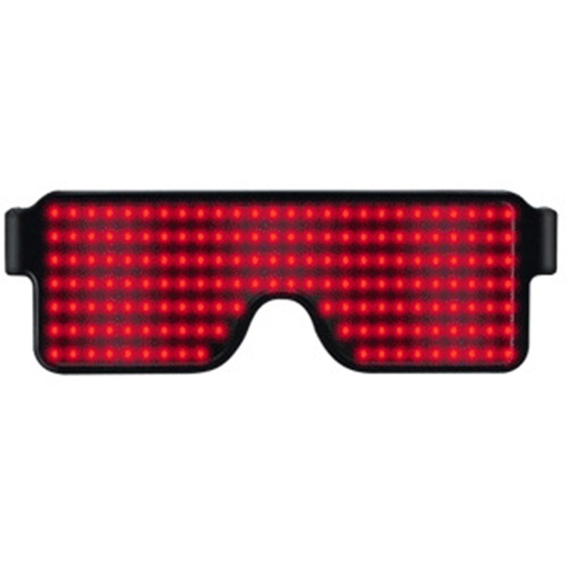 

Gafas de luz LED cargables por USB Gafas inteligentes Gafas luminosas de moda Gafas brillantes para la decoracion diaria Bar Club KTV Disfraces de