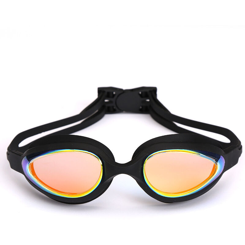 

Gafas de natación, Gafas de piscina Sin fugas Protección UV Antivaho Longitud ajustable para hombres Mujeres Adultos, Negro