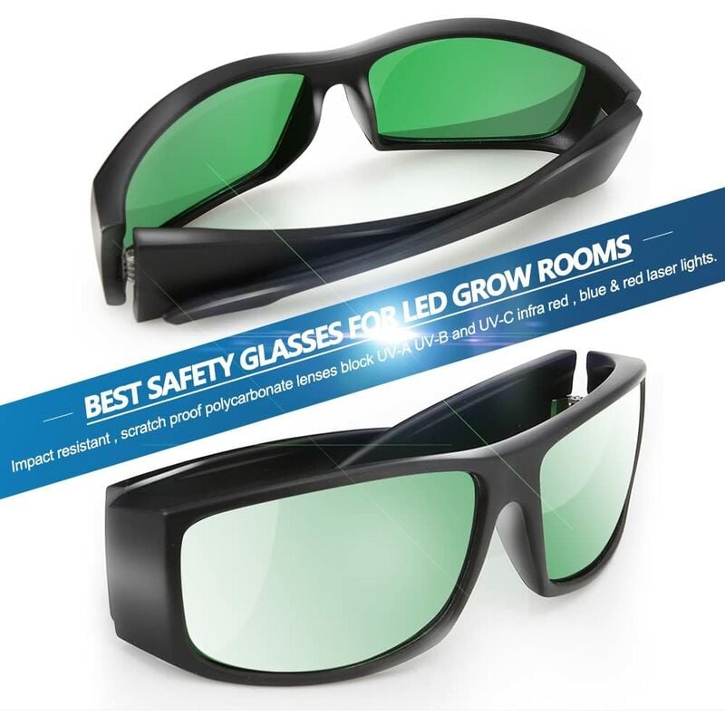 

Gafas de plantas LED Gafas protectoras Gafas de cultivo Anti UV / IR