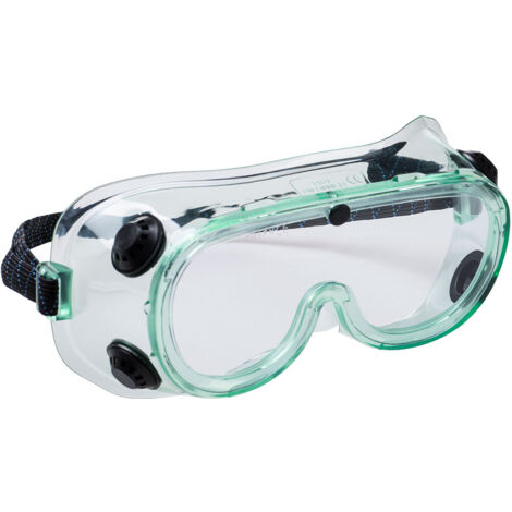 Gafas de protección química incoloras