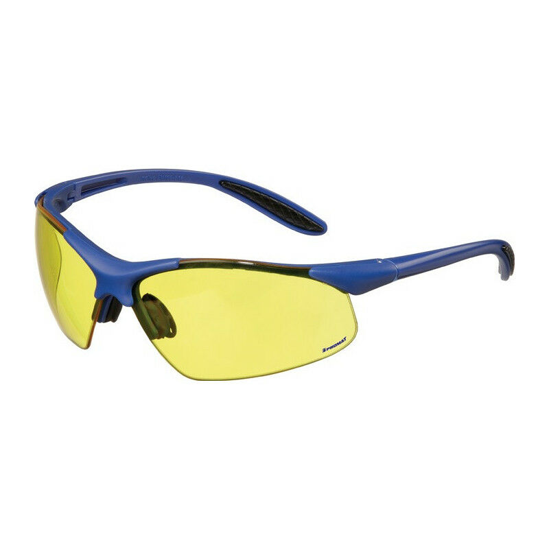 

Gafas de seguridad DAYLIGHT PREMIUM EN 166, patillas azul oscuro, lentes PC PROMAT amarillas