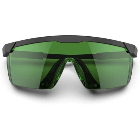 Gafas de seguridad láser KZQ (15 × 5,5 × 5,5 cm) Gafas de protección ocular, gafas de seguridad para depilación para hombres y mujeres