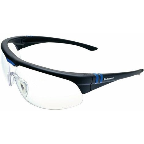 Gafas de seguridad Millennia 2G EN 166, patillas negras, lentes transparentes de PC HONEYWELL (Por 10)