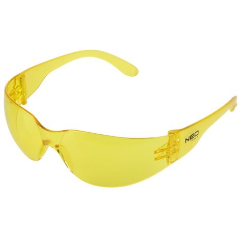 Gafas de seguridad NEO - Amarillas, Clase F, protección UV